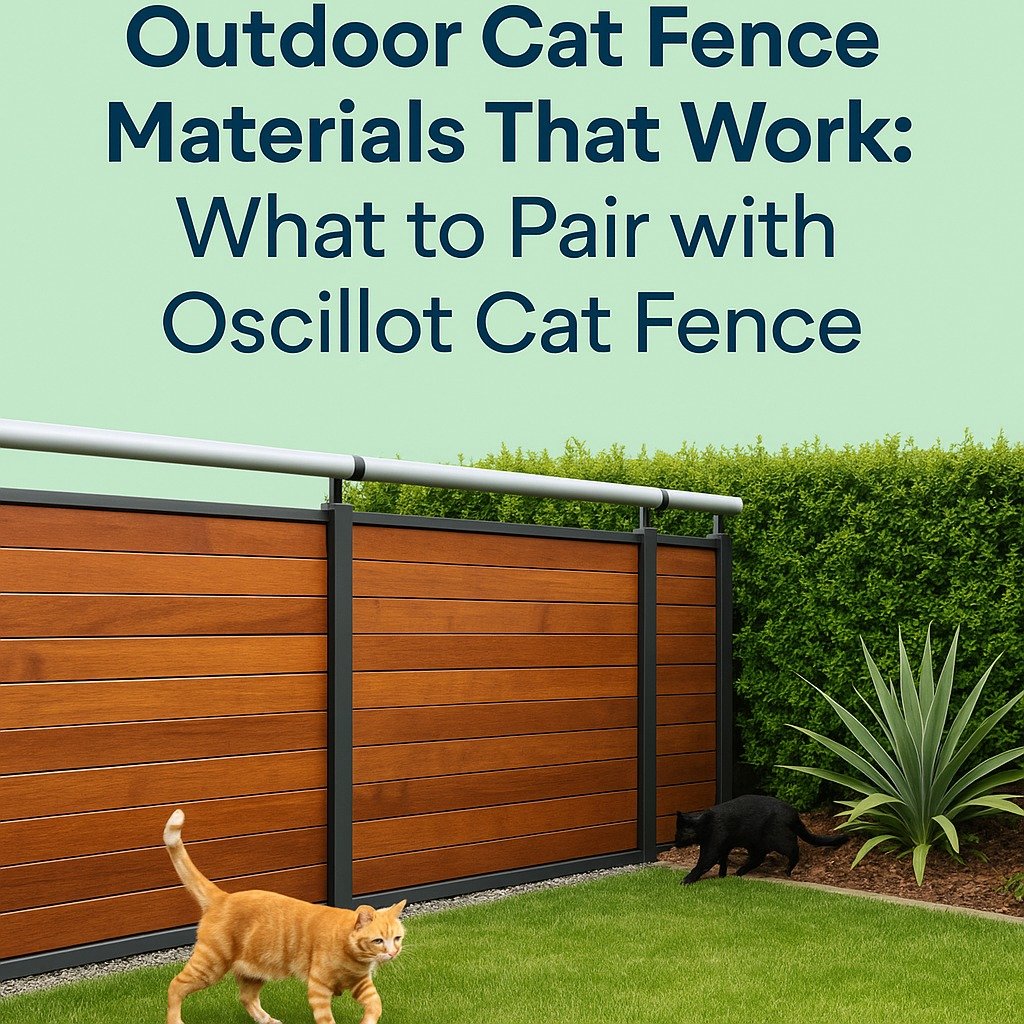 Outdoor Cat Fence Materials That Work