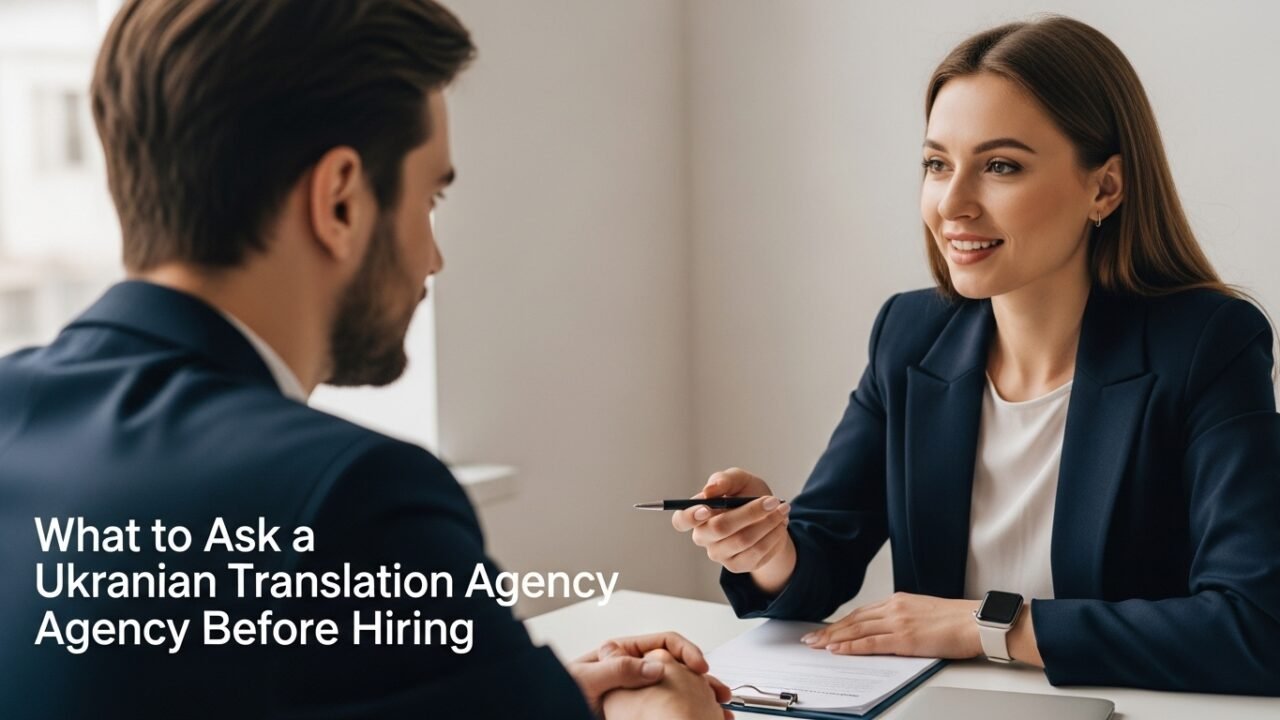 What to Ask a Ukrainian Translation Agency Before Hiring