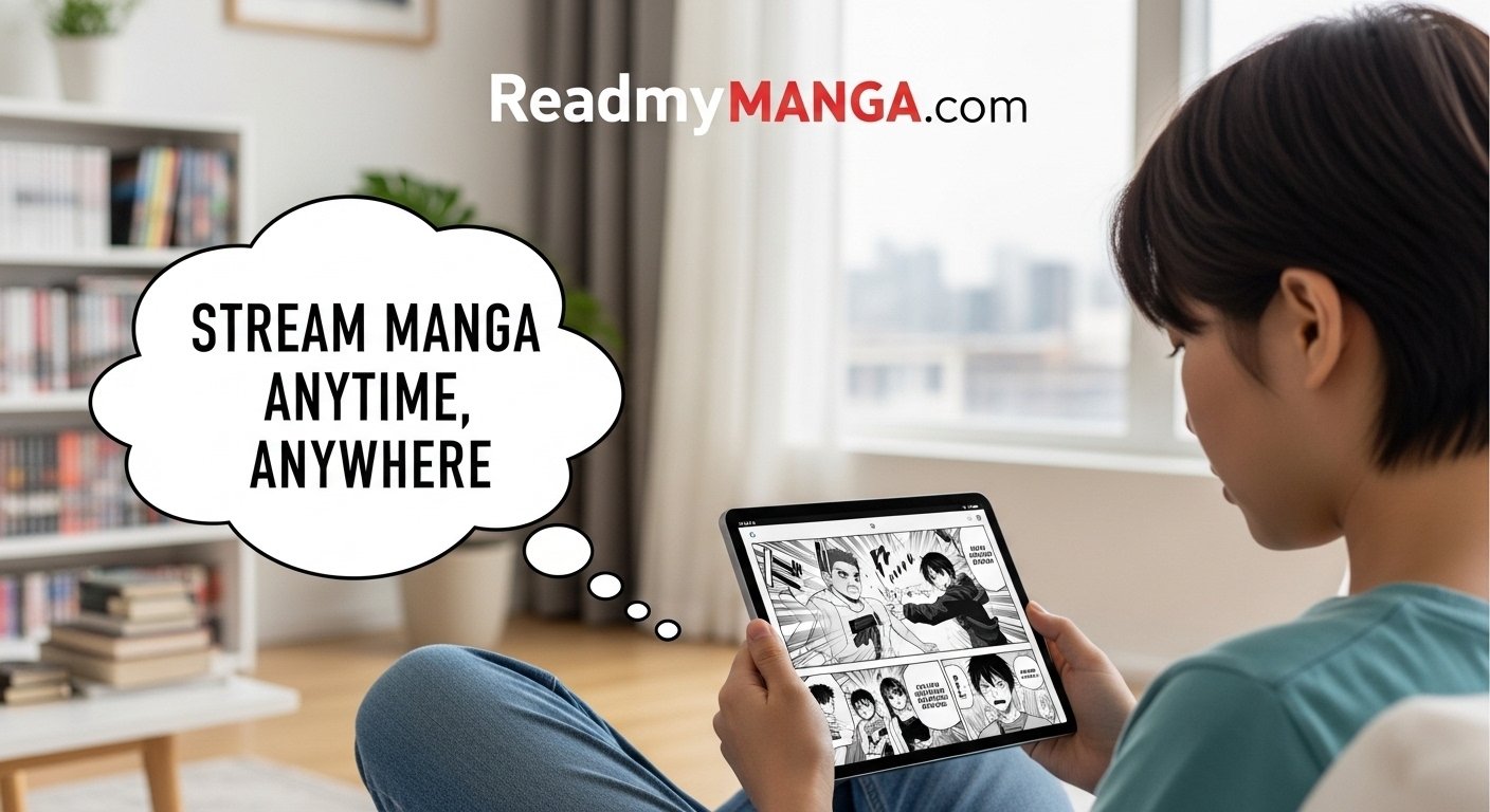 Readmymanga com homepage showcasing popular manga series